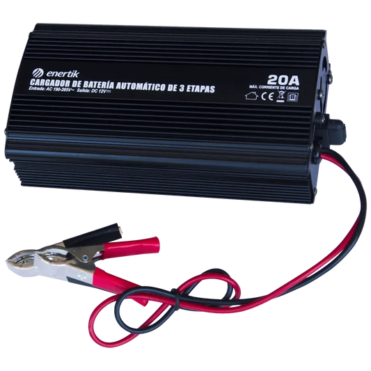 Cargador Automático de Baterías 12V 20A