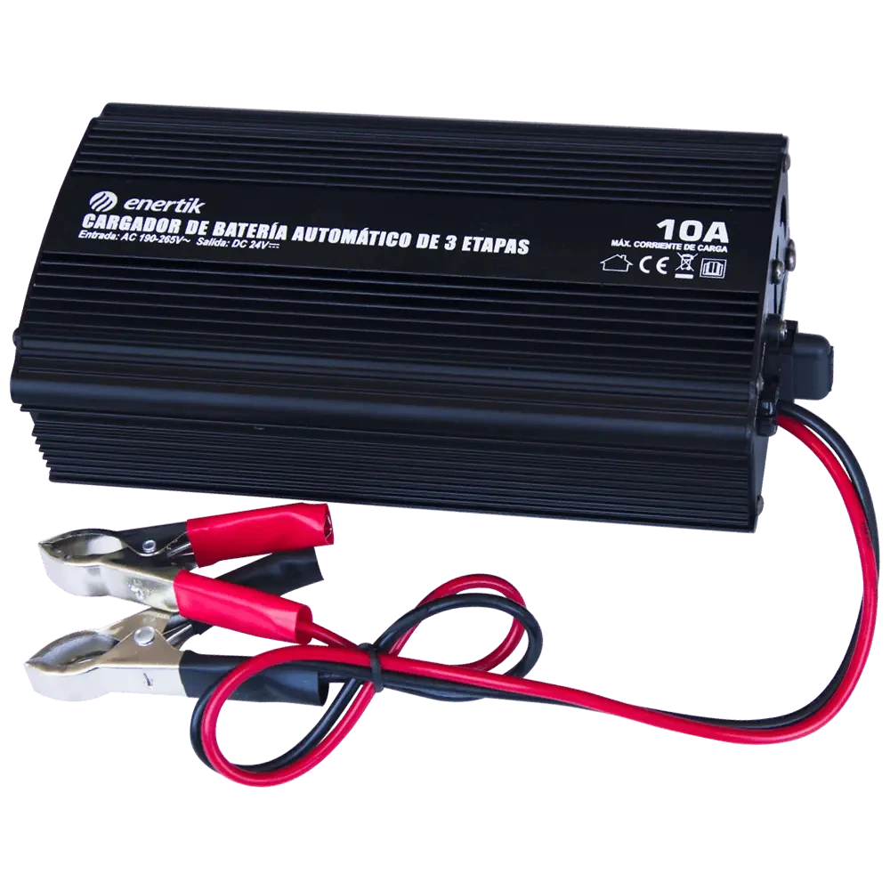 Cargador Automático de Baterías 24V 10A