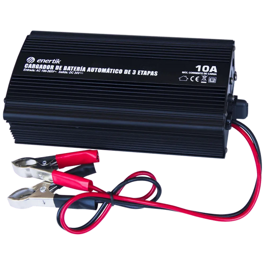 Cargador Automático de Baterías 24V 10A