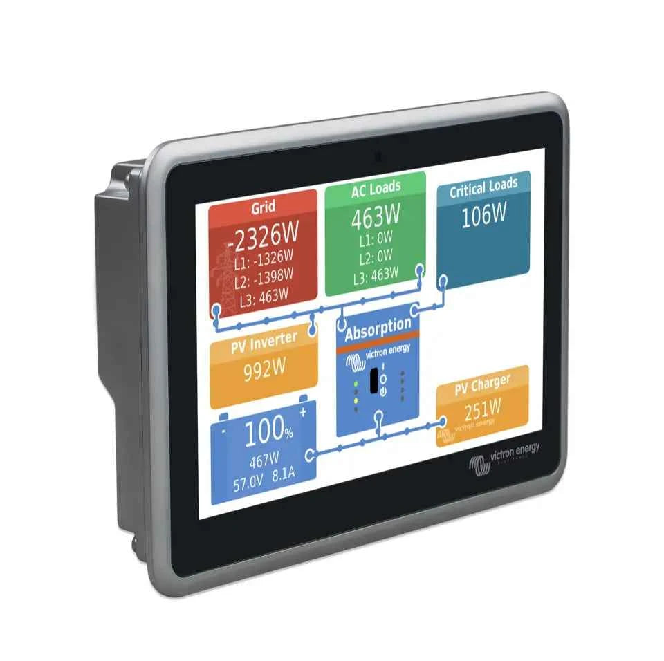 Sistema de Monitoreo con pantalla integrada Victron – Ekrano GX