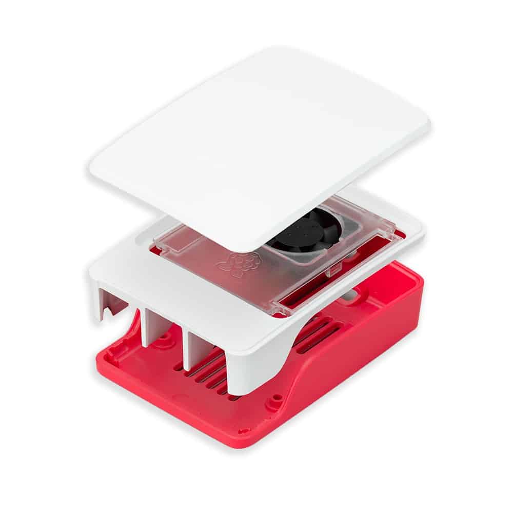 Estuche original equipado con ventilador de refrigeración para Raspberry Pi 5