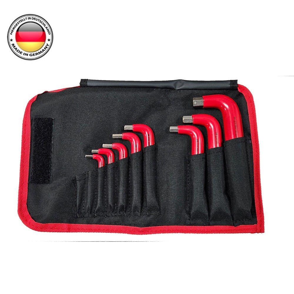 Juego de 8 Destornilladores Hexagonales Aislados 1000V de 1/8» a 1/2» – Wetec