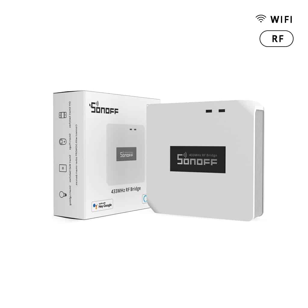 Concentrador Sonoff Bridge R2 con Frecuencia 433MHz RF