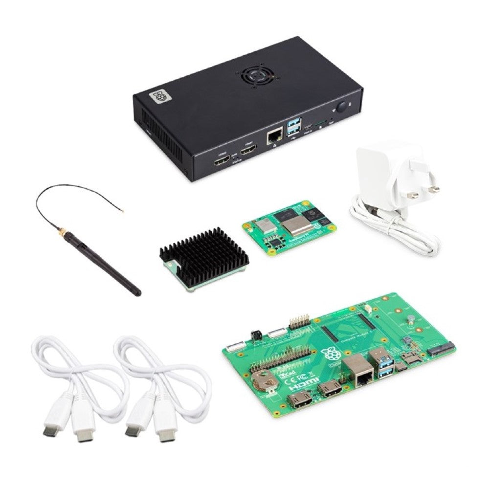 Conjunto de Implementación Raspberry Pi Compute Module 5 4GB Memoria RAM 32GB Almacenamiento eMMC