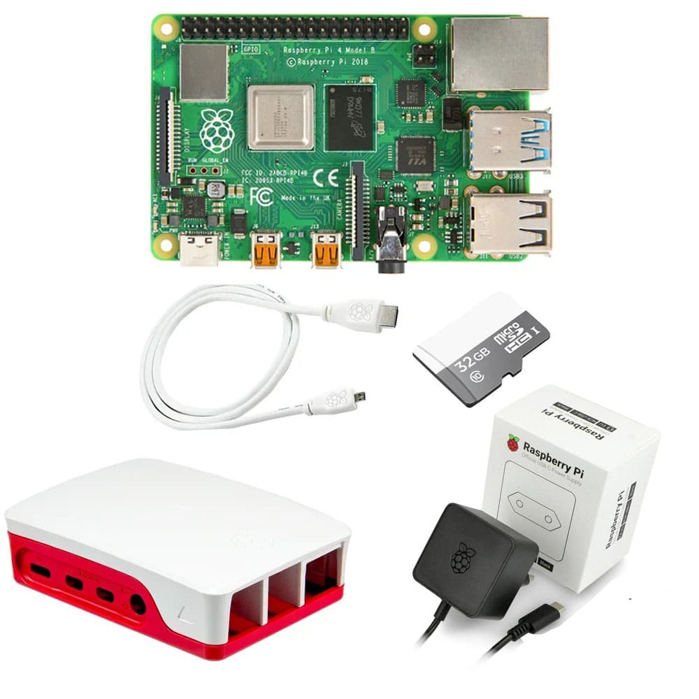 Conjunto Completo Oficial de Raspberry Pi Modelo 4 con 8GB de Memoria RAM