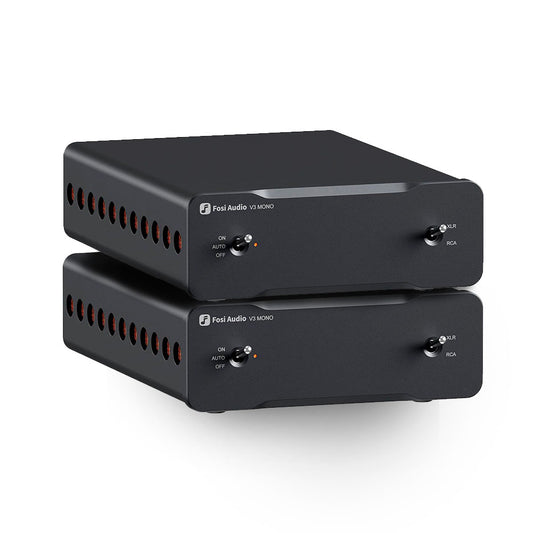 Conjunto de 2 Amplificadores Mono de Sonido Fosi Audio V3