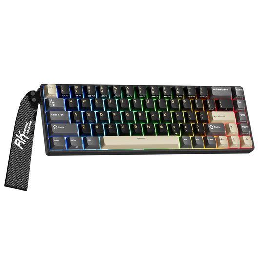 Teclado Mecánico Gamer Royal Kludge RK68 HE 8KHz con Interruptores Hall Effect
