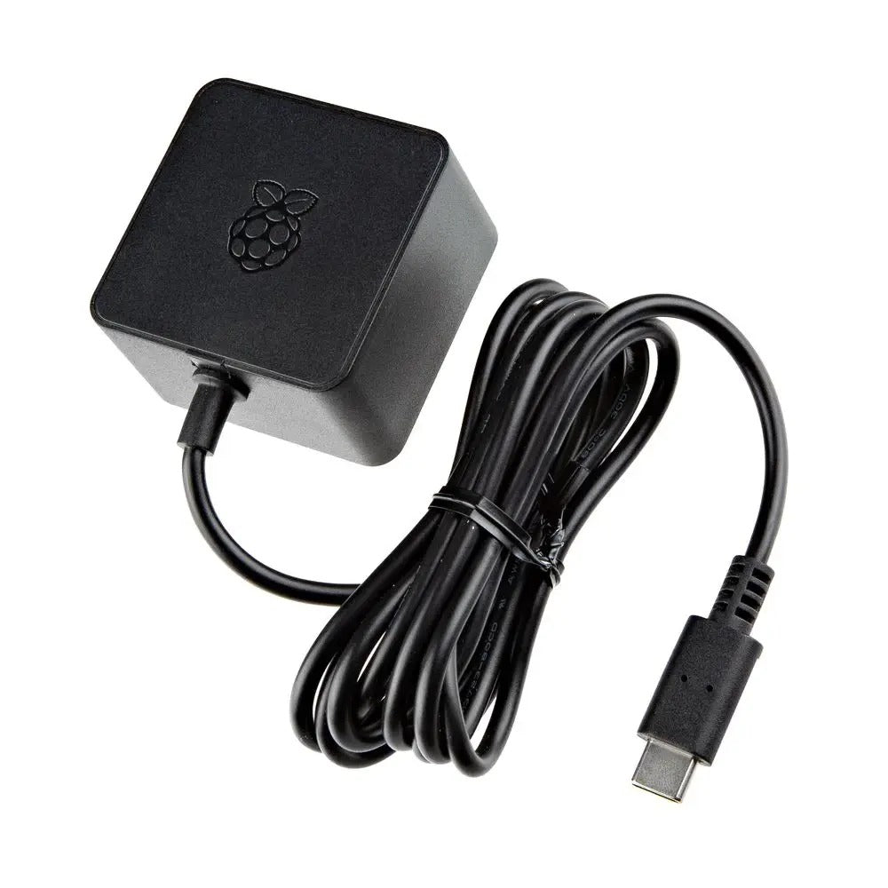 Adaptador de Corriente USB-C 15W 5V 3A (Compatibilidad Oficial Raspberry Pi 4)