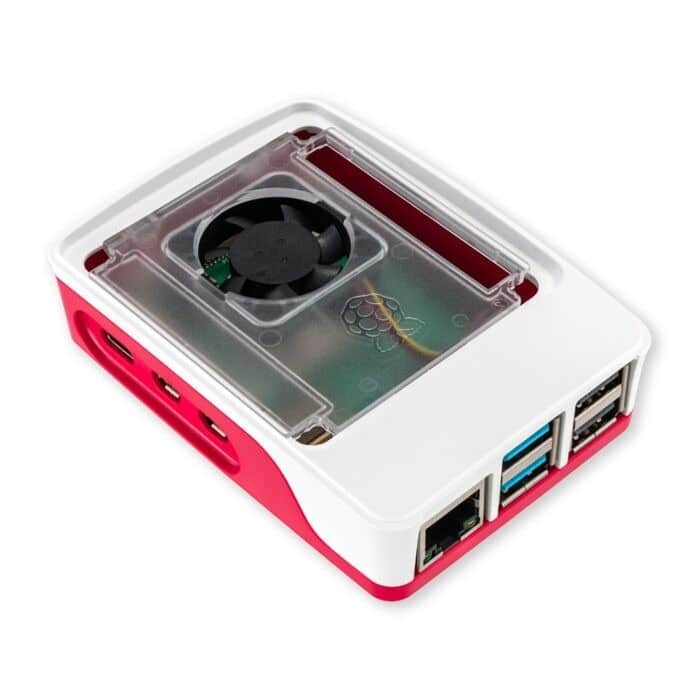Estuche original equipado con ventilador de refrigeración para Raspberry Pi 5