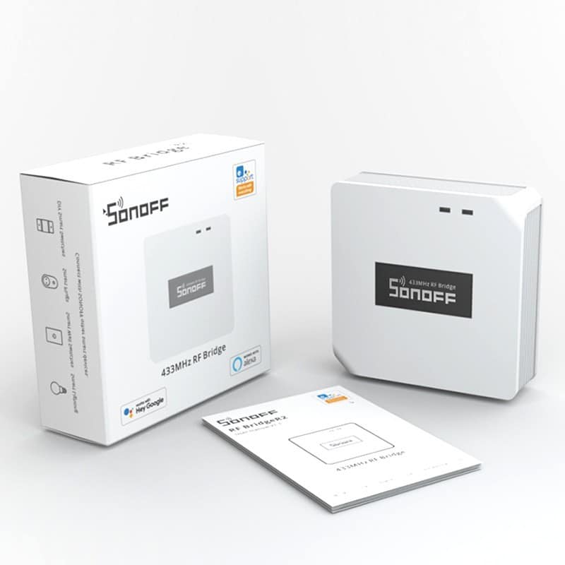 Concentrador Sonoff Bridge R2 con Frecuencia 433MHz RF