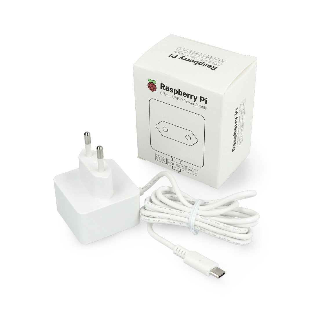 Adaptador de Corriente USB-C 15W 5V 3A (Compatibilidad Oficial Raspberry Pi 4)