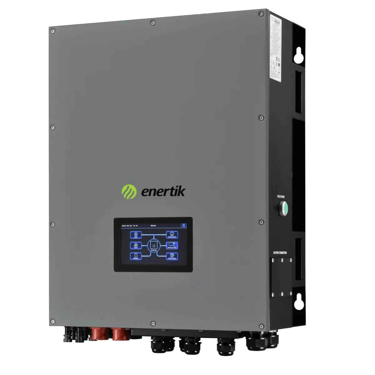 Inversor Híbrido con Backup (48V) – Trifásico 12KW con 2 Entradas / 2 Salidas – 2 MPPTs IP65