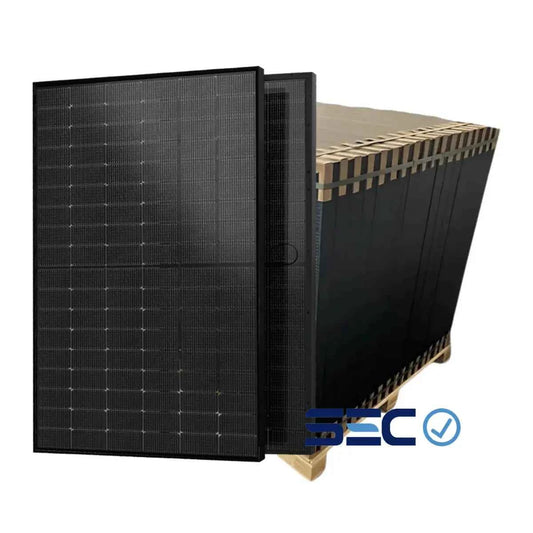 Panel Solar Hanersun – N-TOPCon Bifacial Doble Vidrio – Negro – 500W (Pallet x 37)