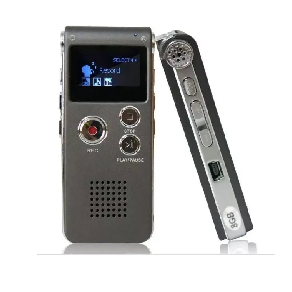 Dispositivo grabador estéreo profesional de audio 8gb formato Mp3
