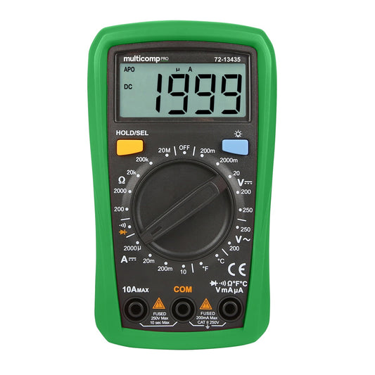 Polímetro Digital Portátil Multicomp Pro 72-13435