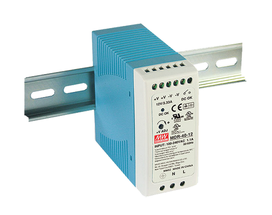 Fuente de poder Riel DIN 60W plástico MDR-60 - 5V