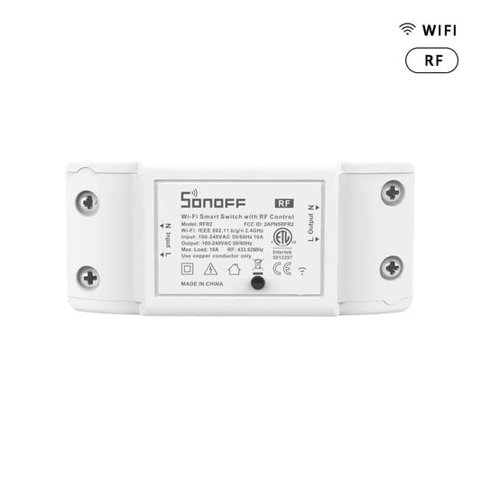 Dispositivo de conmutación inalámbrica WiFi y RF Sonoff Basic R2
