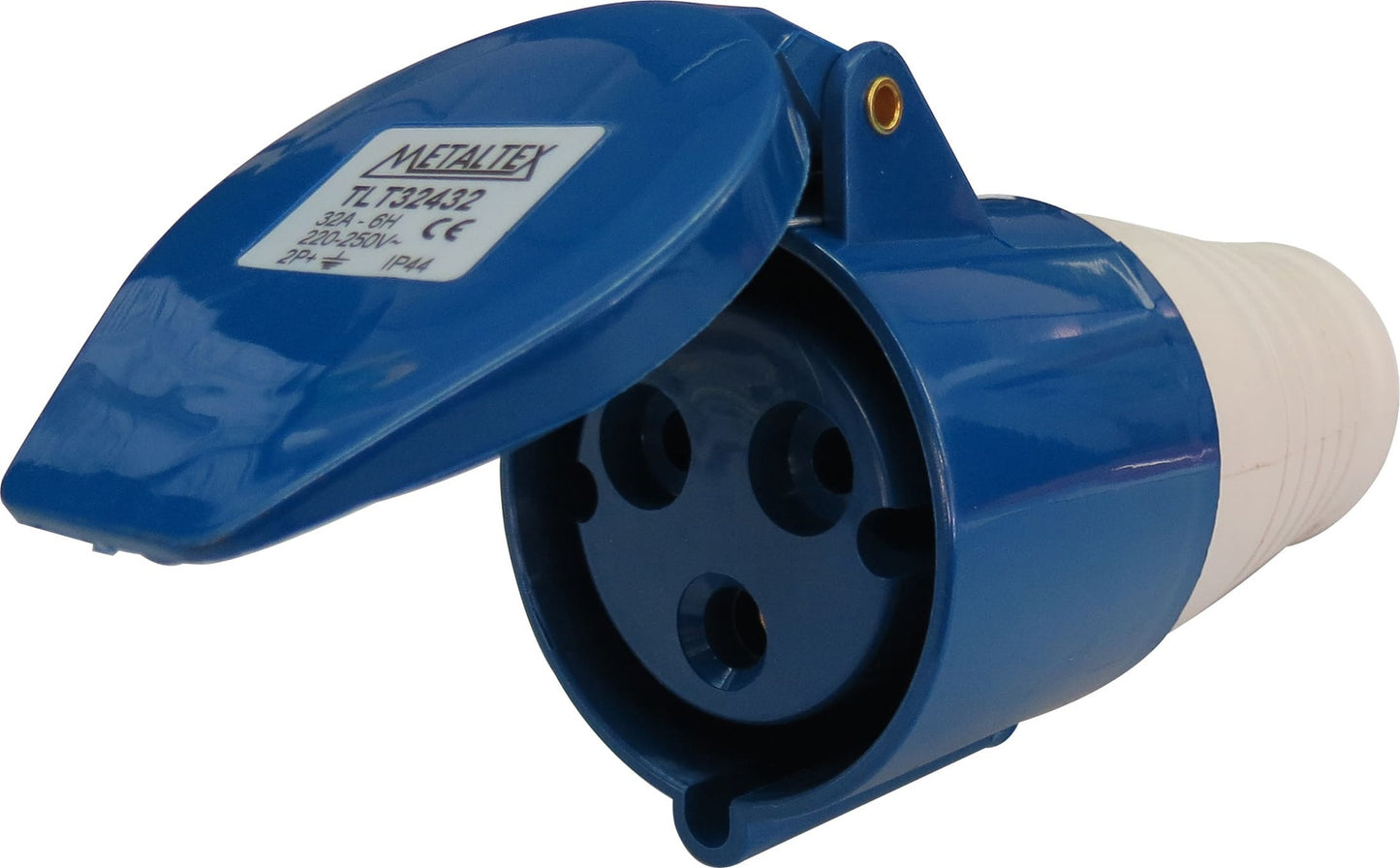 Enchufe industrial hembra volante 220 a 250VAC 16 a 63A serie TLT - 16A - 3P+T - 9H