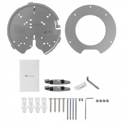 U6-LR-LIQ. DE SEGUNDA MANO UBIQUITI 4x4 WiFi6 2400/600mbps-5/2,4GHz 6/4dBi necesita-PoE48 vista 3