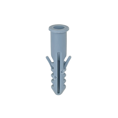 TARUGO-6MM Fijación Plástica de Polietileno Gris de 6x30mm para Tornillo de 4x32, Paquete de 100 Piezas