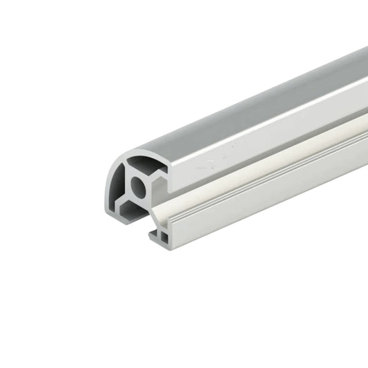 Perfil estructural semi circular aluminio Tslot 20x20x2000 mm