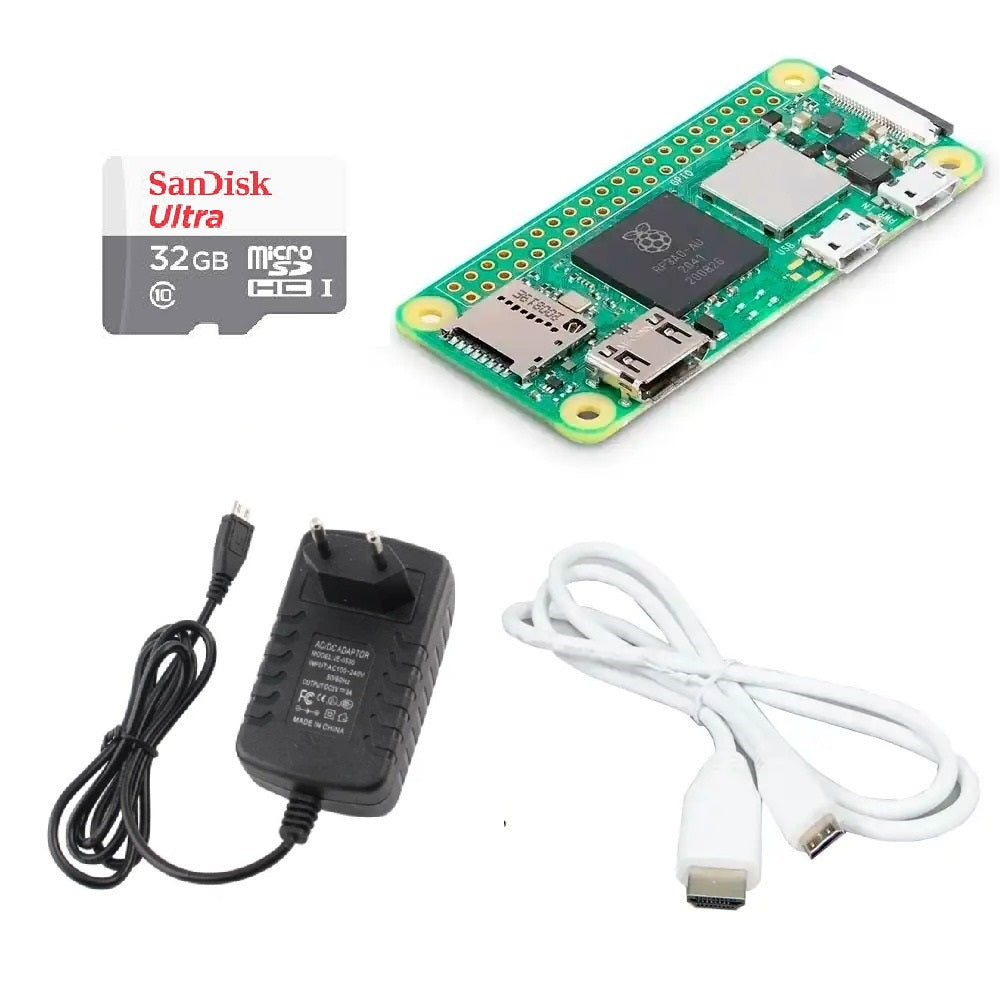 Paquete Raspberry Pi Zero 2 W con complementos