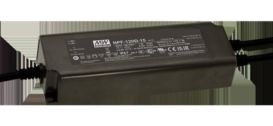 Driver LED plástico corriente dimmer 3 en 1 PFC 120W NPF-120D - 4A