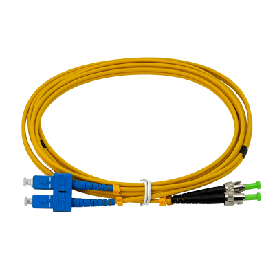 JFSCU3. 3mt SC/UPC-ST/APC Monomodo SM Dúplex Cable Puente de Fibra 3.0mm 9/125um