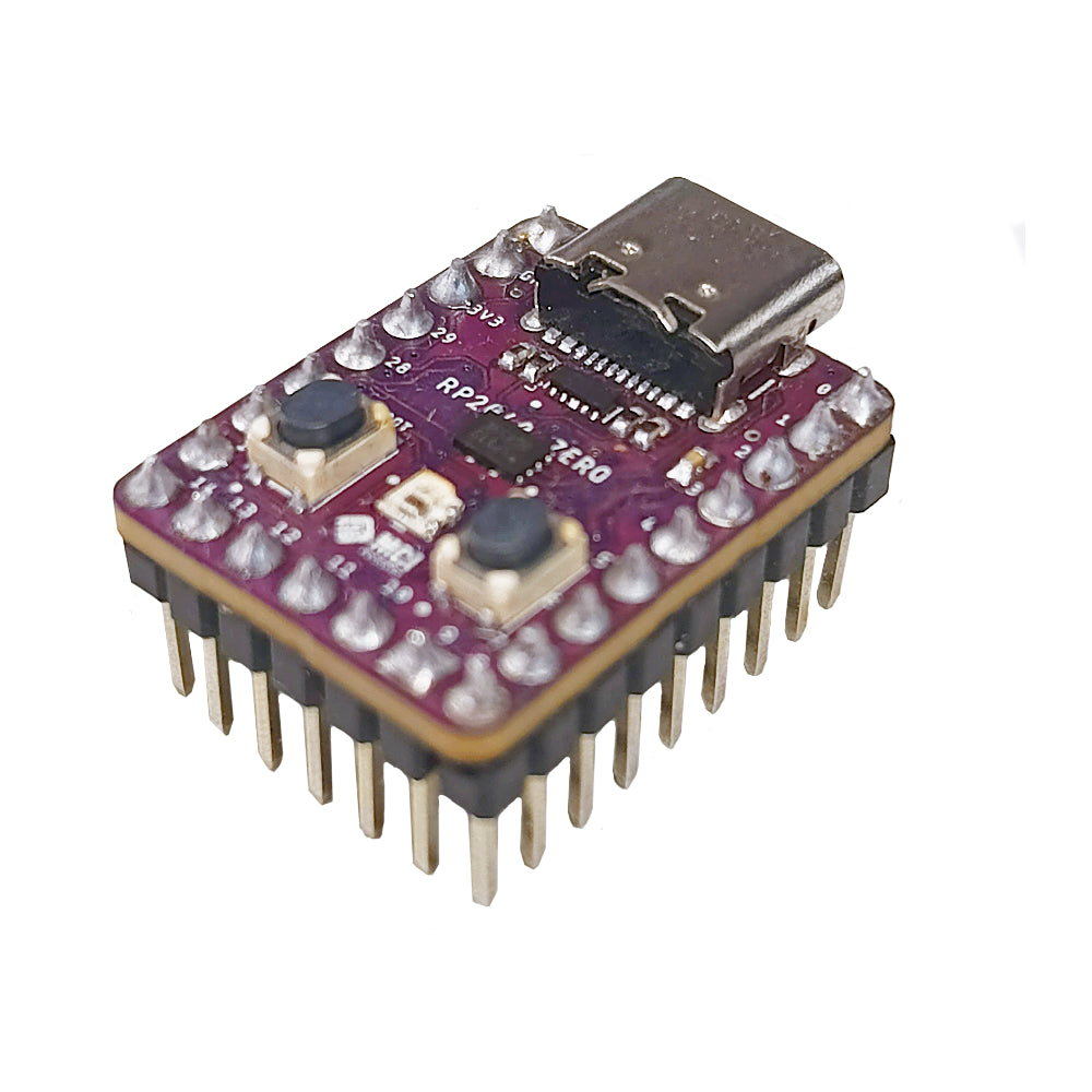 Tableta microcontroladora RPI2040 Zero – Módulo compacto con puerto USB-C basado en arquitectura RP2040