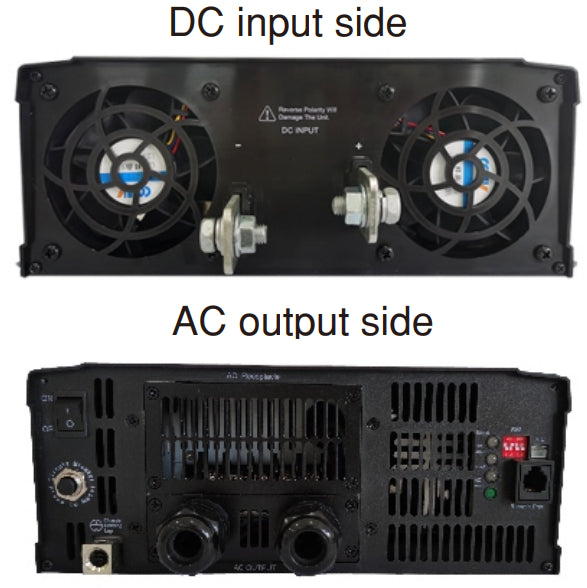 Inversor onda pura con UPS bypass 3200W NTU-3200 - EU - Europa - 24VDC - 230VAC