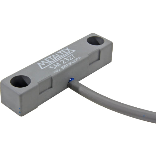 Sensor magnético 0.5A con terminal o cable (imán no se incluye) - Gris - Cable flexible 1M - NA