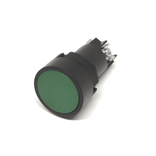 Pulsador Verde Circular 22mm