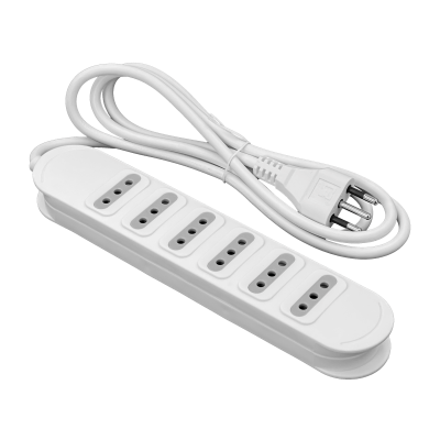 ELG-16 MACROTEL Alargador Chileno 1,5m Blanco 6 Tomas ME-206W1