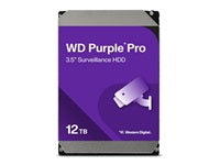 WD Disco Duro interno 12TB Purple Pro 512mb 7200rpm videovig