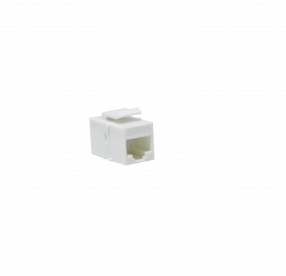 KC5W Blanco Cat5e UTP Acoplador RJ45-RJ45 Keystone de Paso Directo