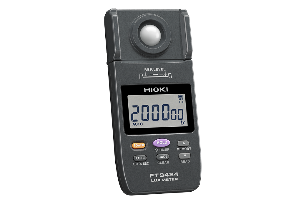 Luxómetro con Temporizador y Conexión USB, Rango 20 a 200,000 lux