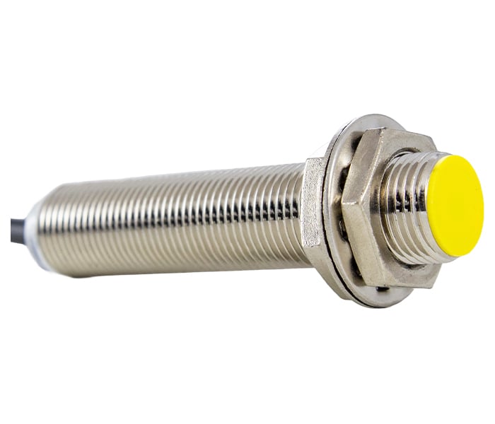 Sensor inductivo Rasante NPN 2 mm - NA+NF - Conexión M12 - NPN conector M12 [1NA+1NC]