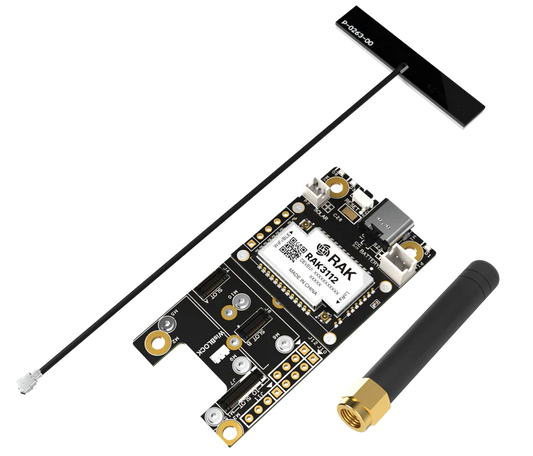 WisMesh RAK3312 Starter Kit - Meshtastic ESP32-S3 + LoRa SX1262 (900MHz) - RAK19007 Base Board 2nd Gen - Sin OLED ni GNSS