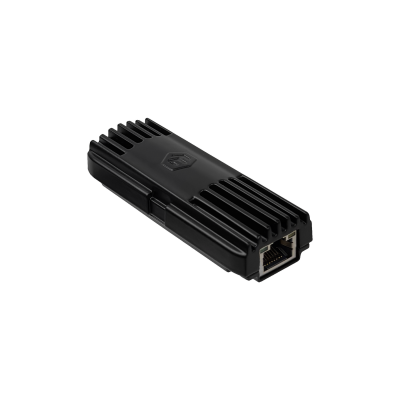 GPOE-CON-MINI MIKROTIK 2.5Gbps 48V-entrada(48-57V)-af/at 24V-salida 24W Adaptador PoE-RJ45