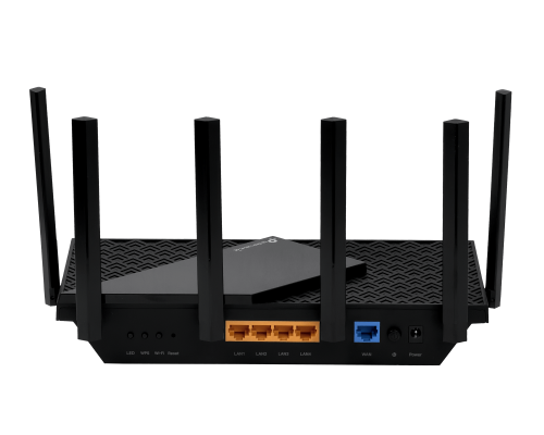 TP-LINK AXE75 WiFi 6E AXE5400 tribanda 6/5/2,4 GHz, 4 puertos LAN, 1 puerto WAN, USB 3.0, 6 antenas fijas