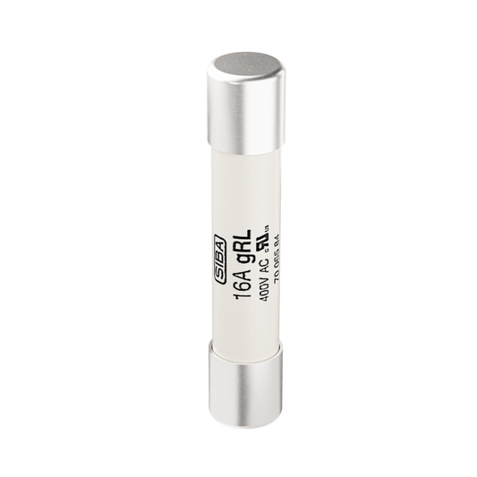Fusible marca SIBA; cerámico; 6.3x32mm; curva gRL 400V - 16A
