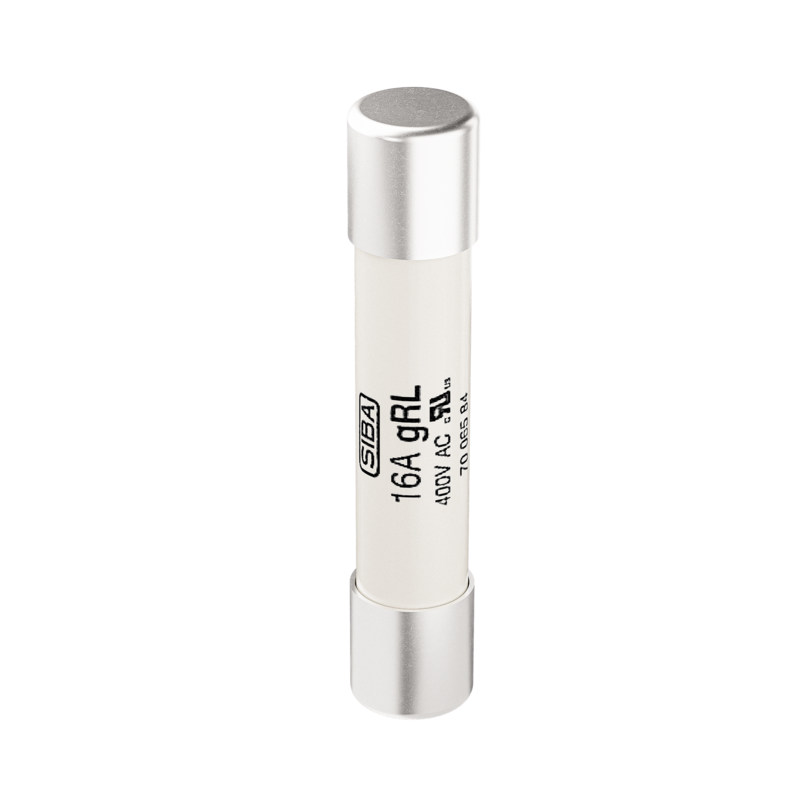 Fusible marca SIBA; cerámico; 6.3x32mm; curva gRL 400V - 20A