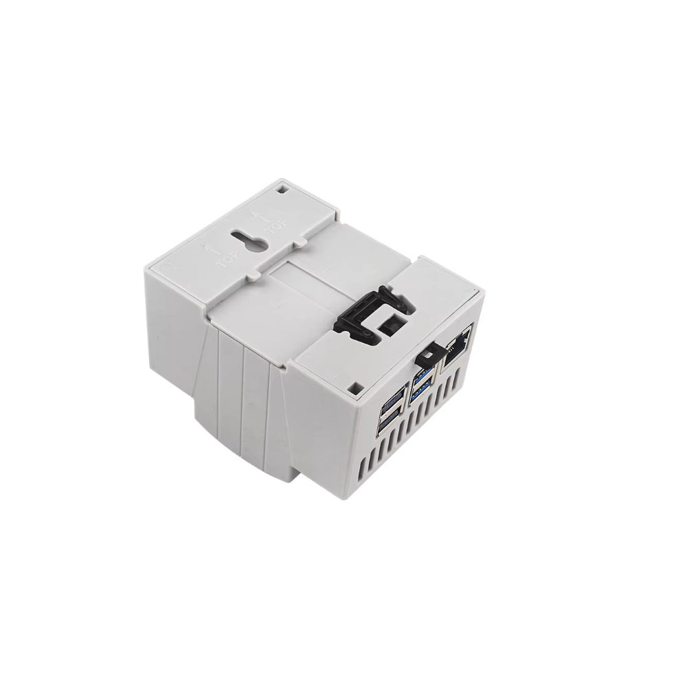 Estuche para Raspberry Pi 5 con Sistema de Montaje DIN