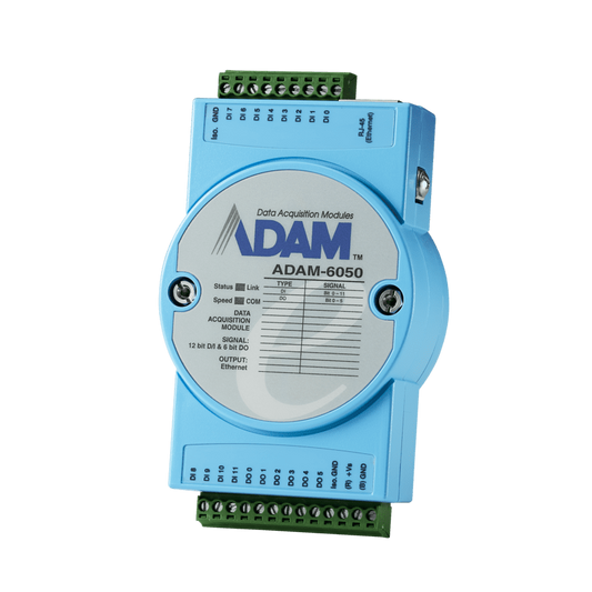 E/S remotas Ethernet Modbus/SNMP/MQTT IoT 12DI/6DO
