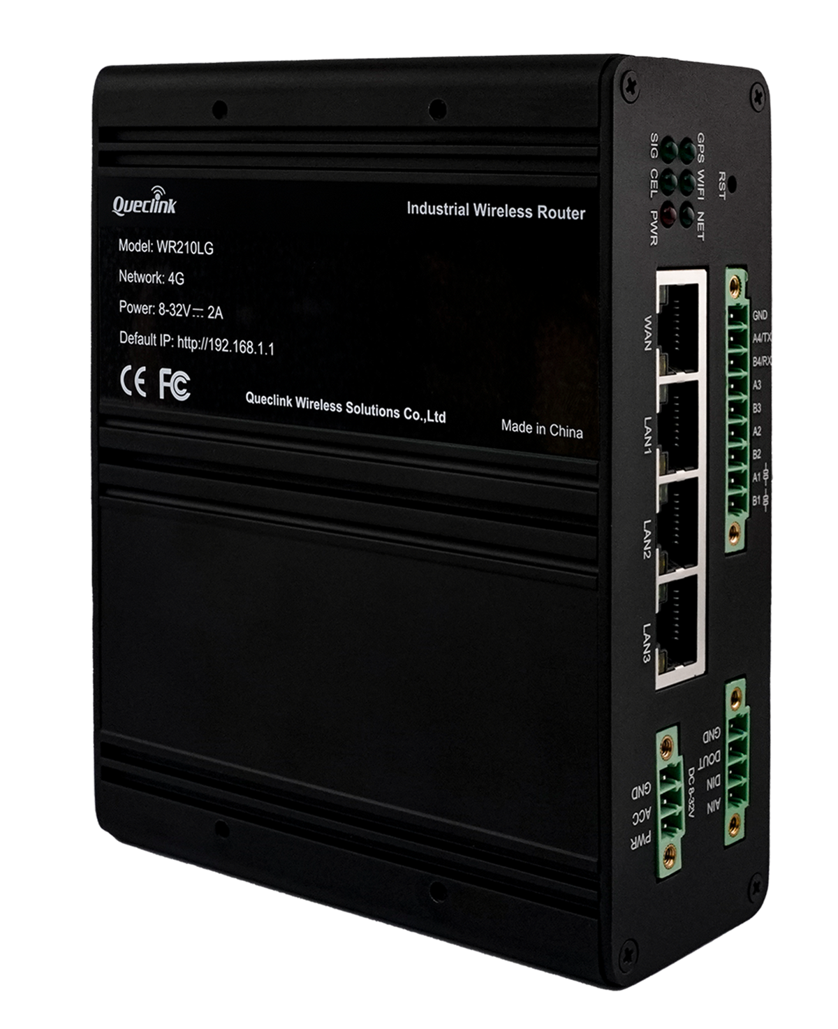 Router Industrial 4G LTE Dual-SIM WR210LG
