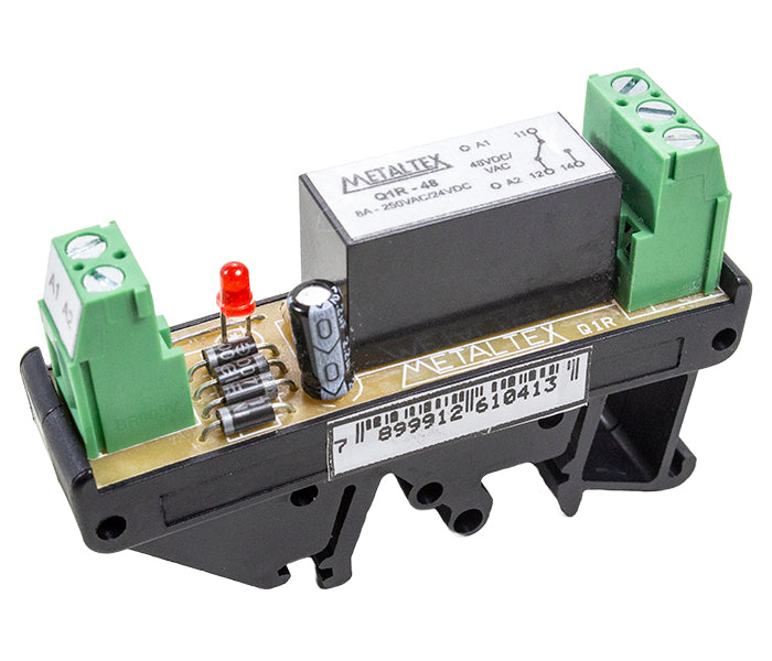 Interfaz de Relé 1 Reversible (SPDT) 8A - 48VCA/VCC