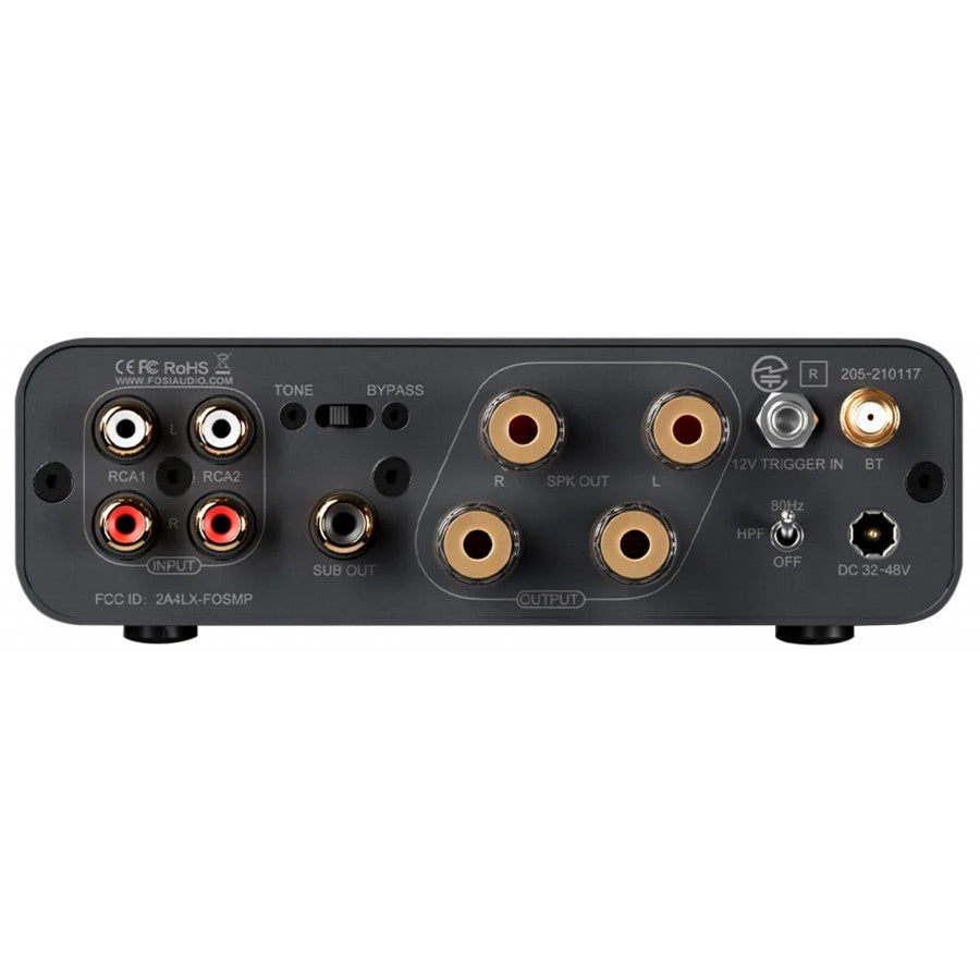 Amplificador de sonido inalámbrico Bluetooth de 300 vatios 2.1 canales con audio de alta resolución – Fosi Audio BT20A MAX incluye fuente de alimentación de 48V
