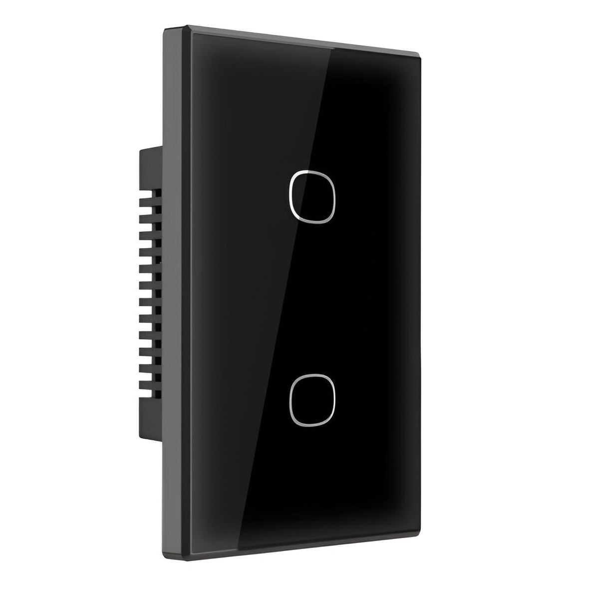 Conmutador mural inalámbrico Sonoff TX Segunda Generación de 2 vías compatible con Matter en tono negro