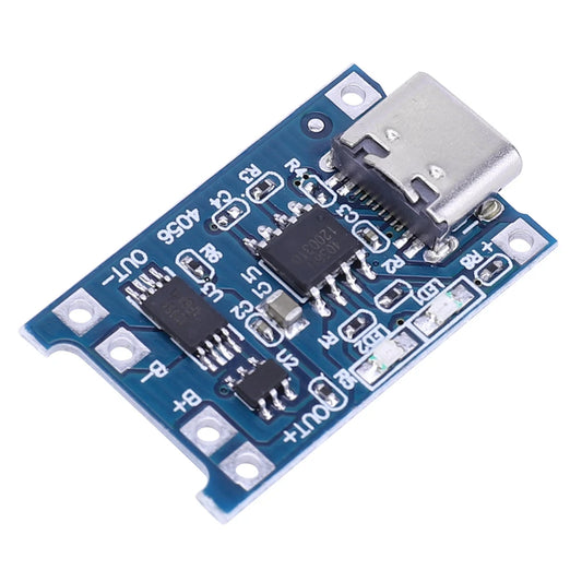 Unidad Cargadora 5V 1A con Conector Tipo-C USB e Integración de Protección para Batería Litio
