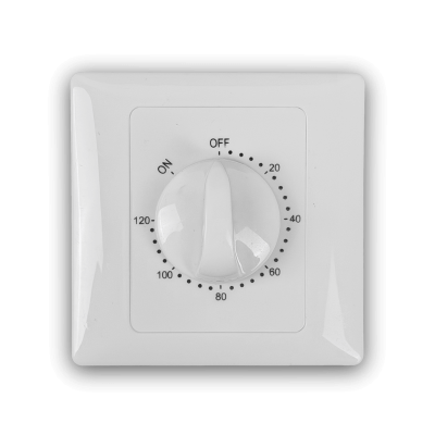 TIMER-120. Cronómetro mecánico de 120 minutos, 86x86 mm, 220 VCA, 10 A, 2000 W vista 2